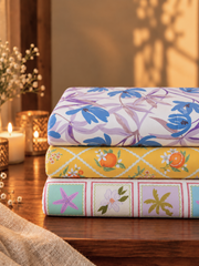 The Dreamy Nights Bundle - 3 Bedsheet Set - Queen