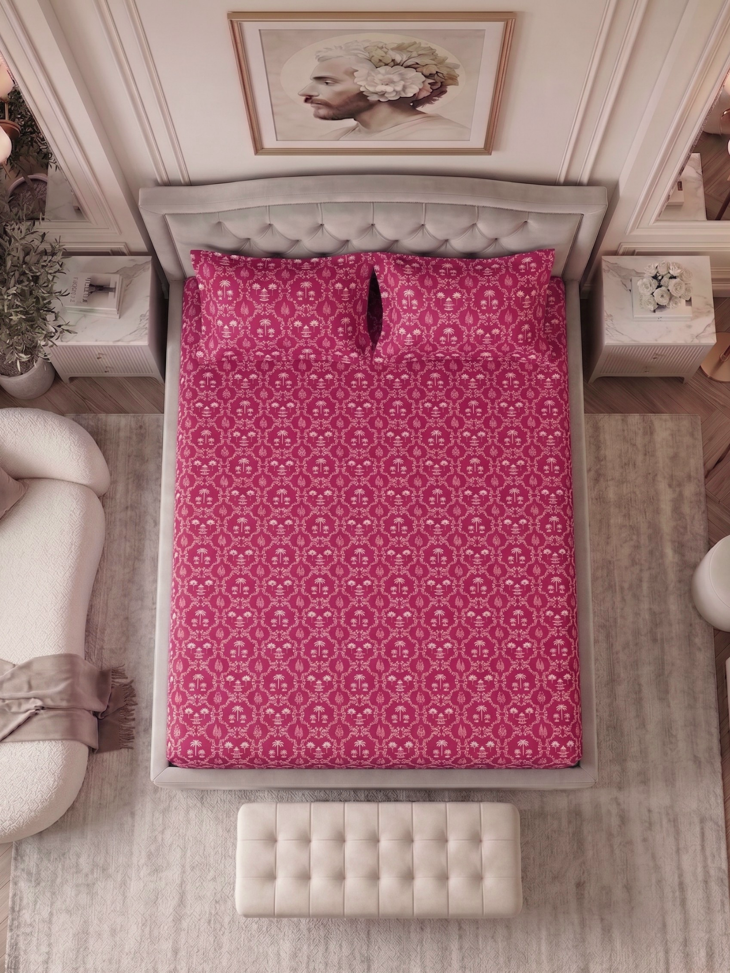 Bamboo Cotton Bedsheet Set – Ruby Block