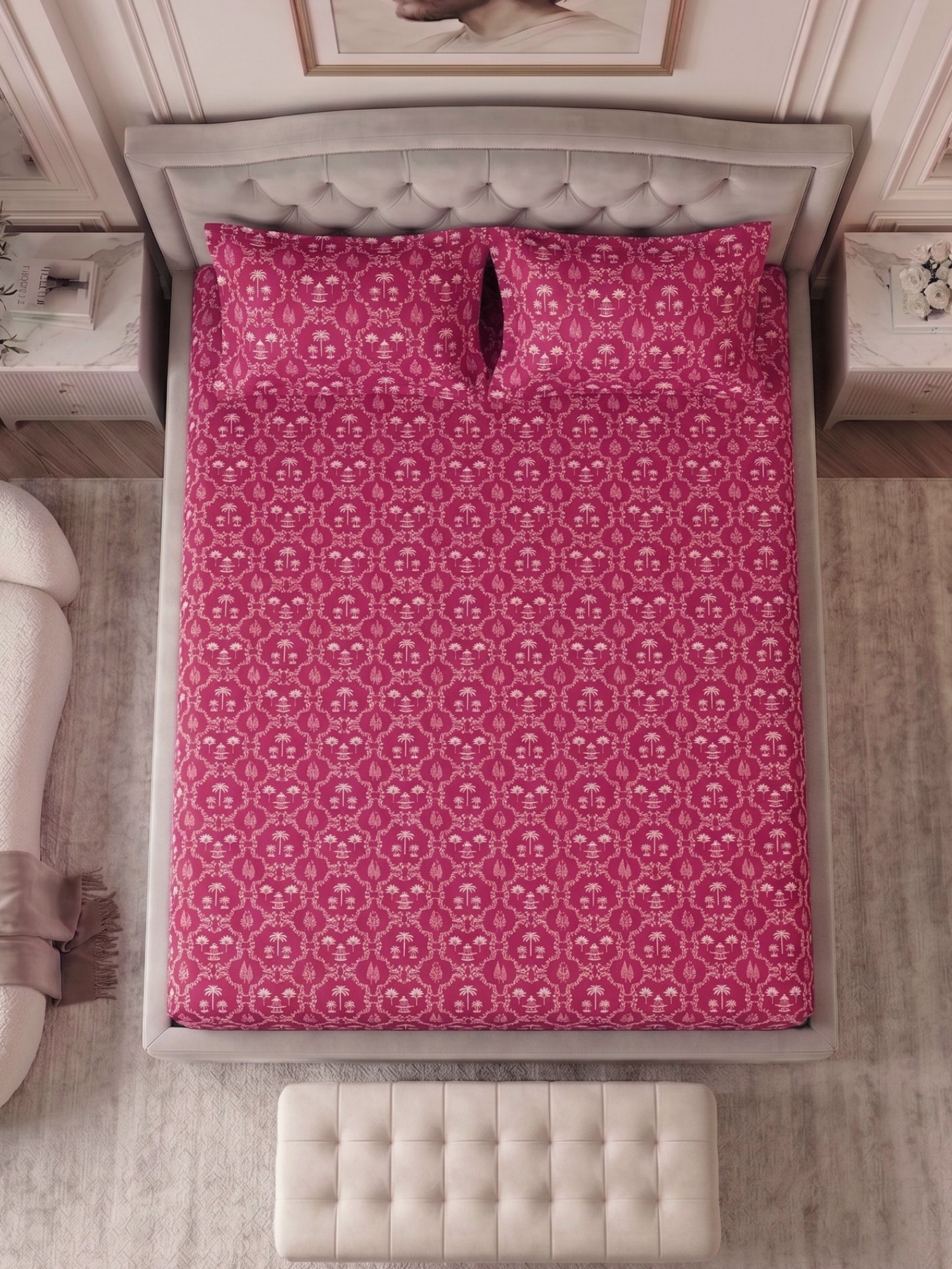 Bamboo Cotton Bedsheet Set – Ruby Block