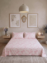 Bamboo Cotton Bedsheet Set – Blush Bows