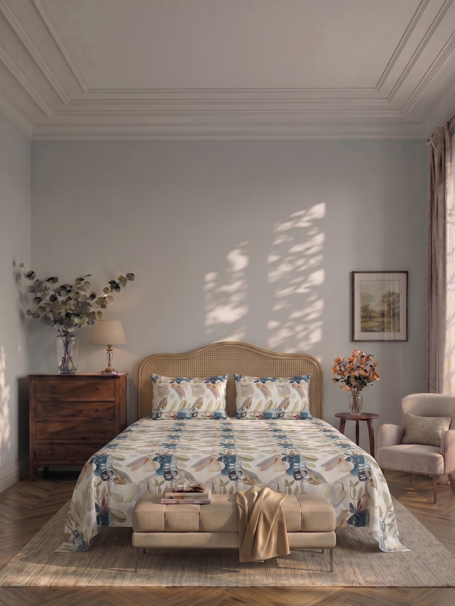 Bamboo Cotton Bedsheet Set – Willow Botanica