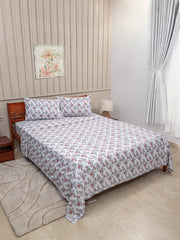 Rose Bloom Printed Bedsheet Set