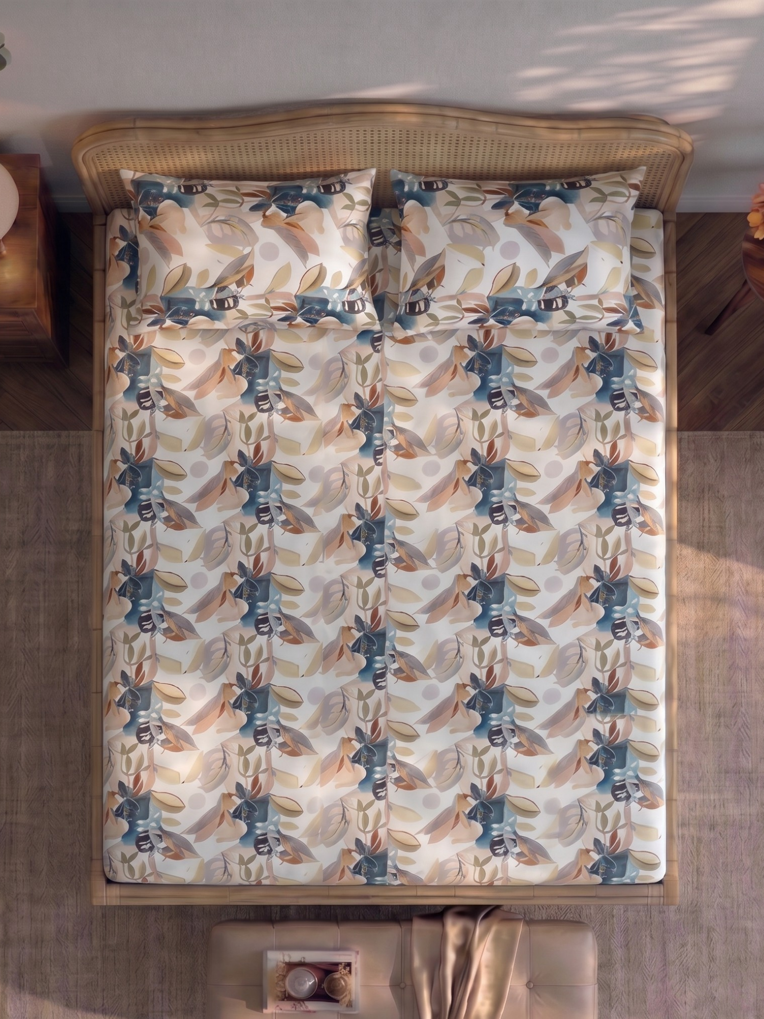 Bamboo Cotton Bedsheet Set – Willow Botanica