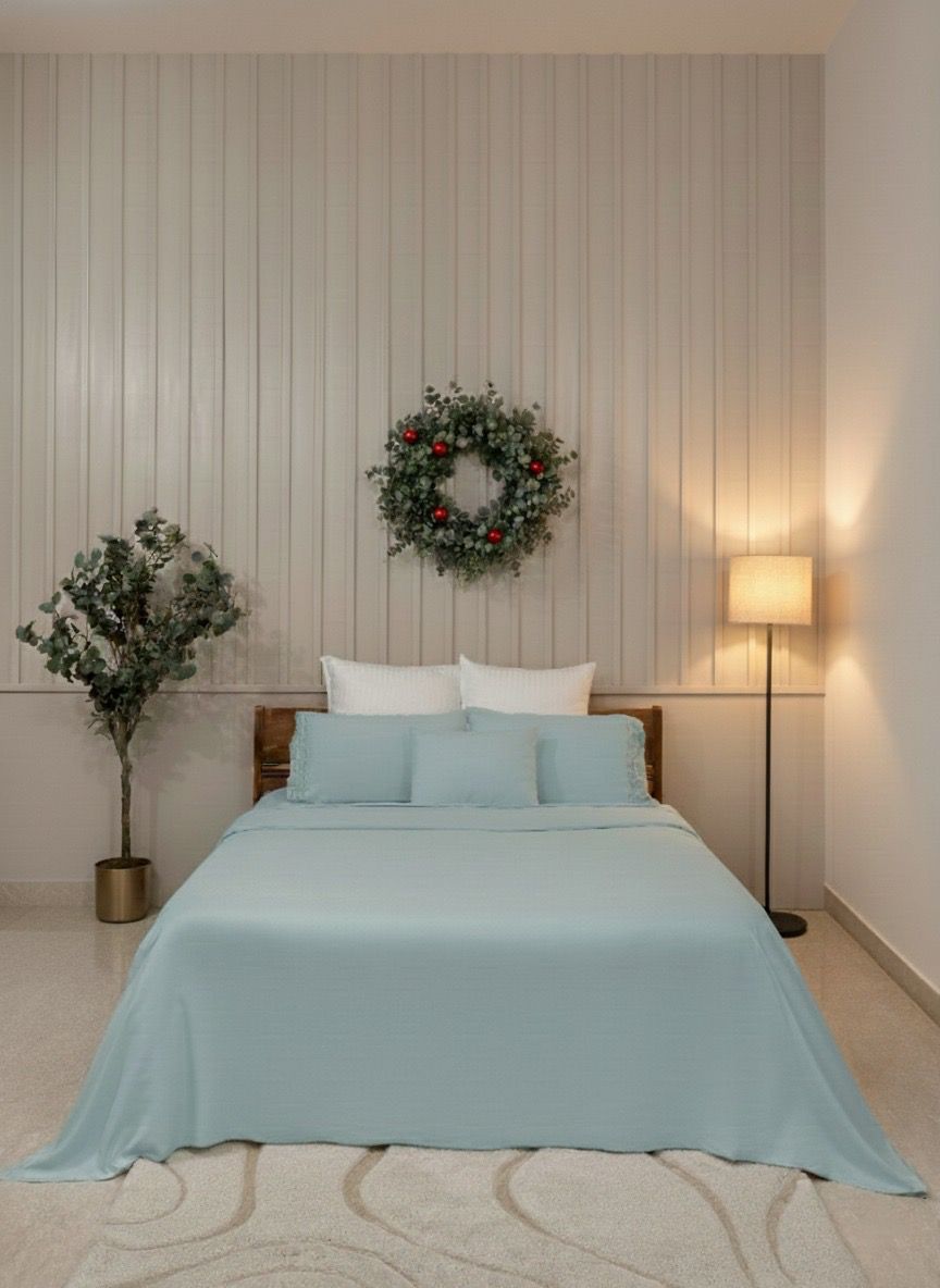 Mineral Crochet Lace Bedsheet Set