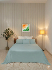 Mineral Crochet Lace Bedsheet Set